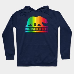 Wallstreetbets Gay Bear - Stock market - Stonks Meme Hoodie